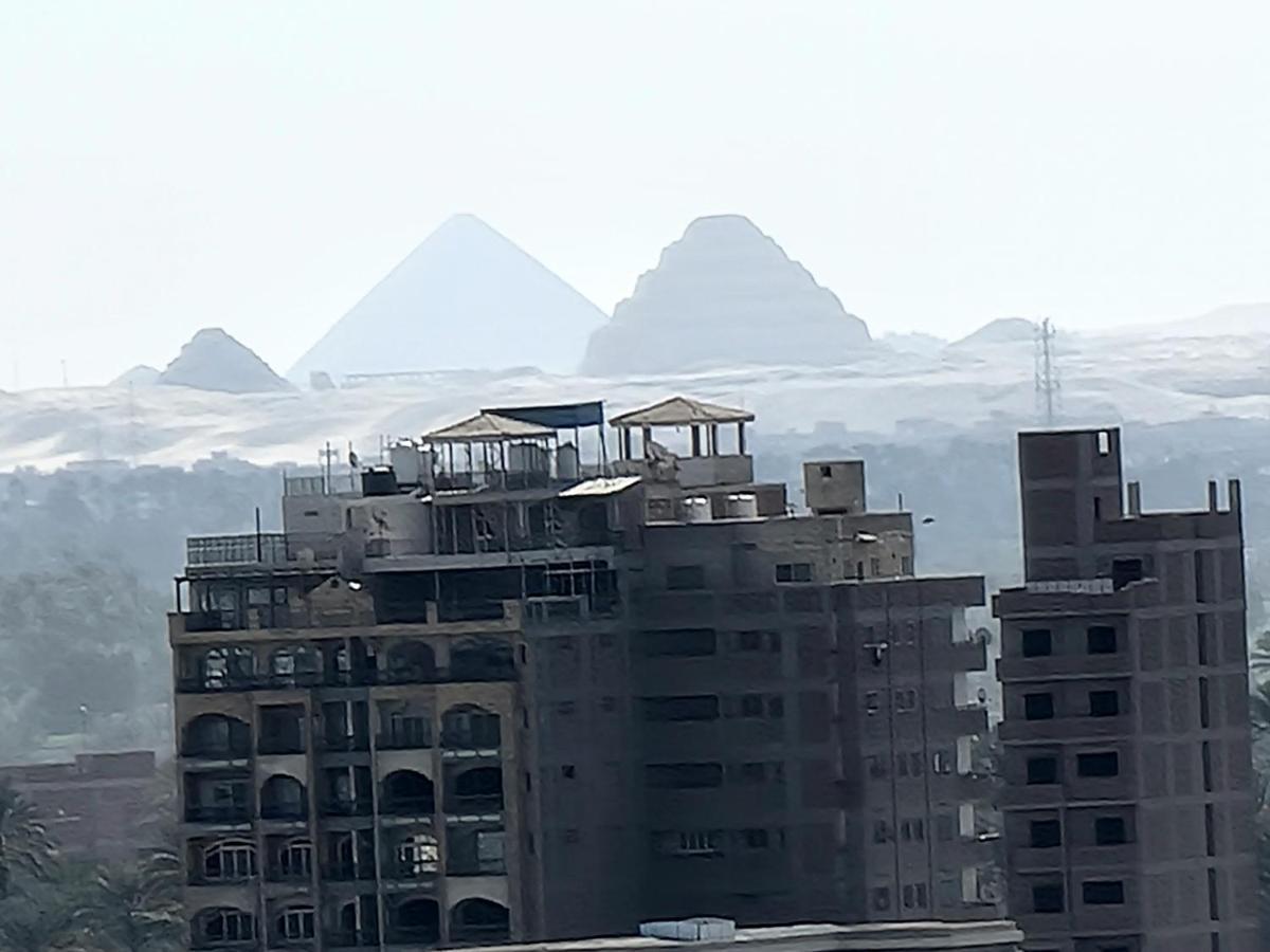 Amazing Nile View And Pyramids Apartment Kairo Exteriör bild